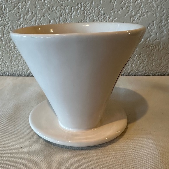 Rae Dunn Ceramic Coffee Pour Over Drip Coffee Maker - Picture 6 of 11
